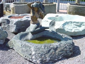 Brunnen Stein Naturstein Gartenbrunnen Steinmetz Vorarlberg