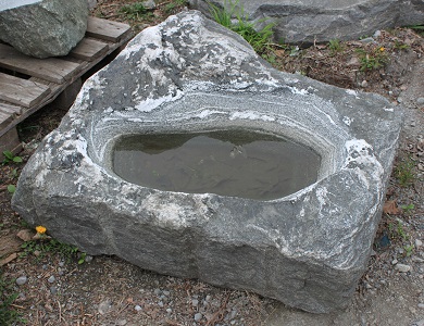 Brunnen-Stein Stein-Brunnen Naturstein Gartenbrunnen Vorarlberg Lustenau Hchst Bregenz 