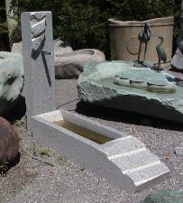 Brunnen Stein Naturstein Gartenbrunnen Steinmetz Vorarlberg