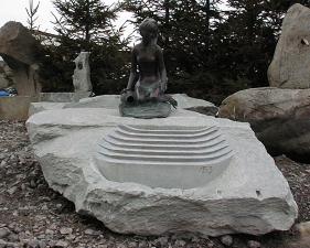 Brunnen Stein Naturstein Gartenbrunnen Steinmetz Vorarlberg