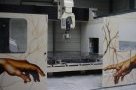 Moderne CNC-Maschine 5-Achs mit 3D-Laserscanner Steinbearbeitung Naturstein